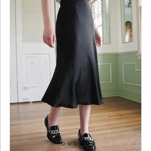 Quince washable silk skirt